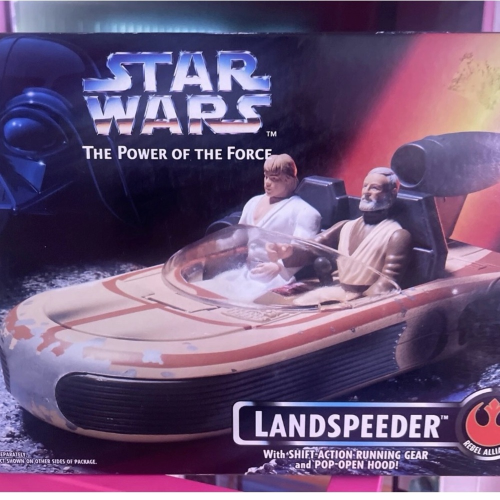 Star Wars Landspeeder Action Figure Set - Tan and Black